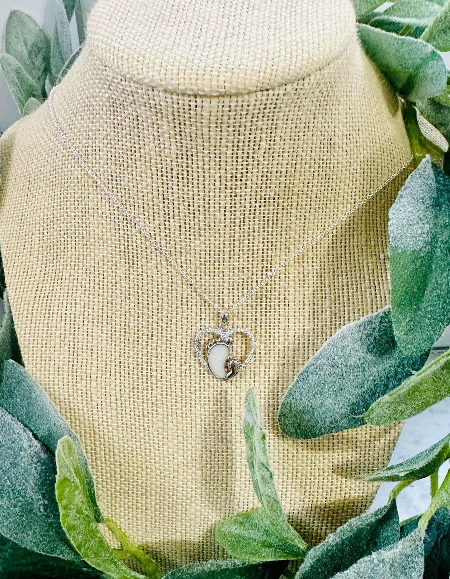 Precious Footprint Necklace