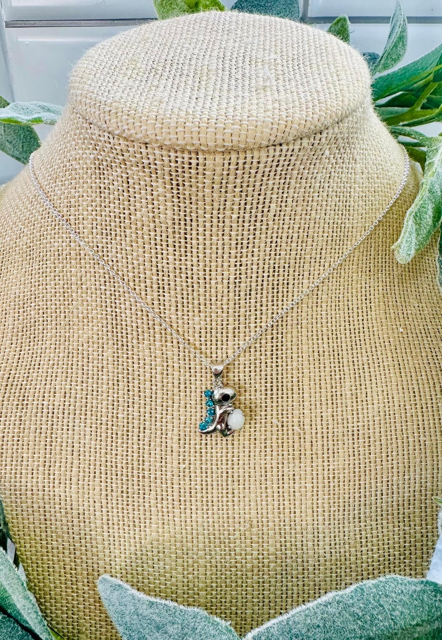 Birthstone Dino Necklace