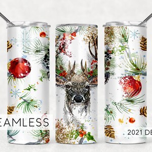 Christmas Deer Tumbler