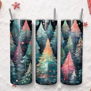 Colorful Trees Tumbler