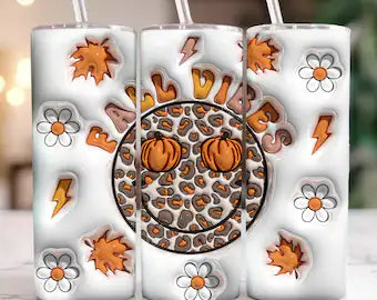 Fall Vibes 3D Tumbler