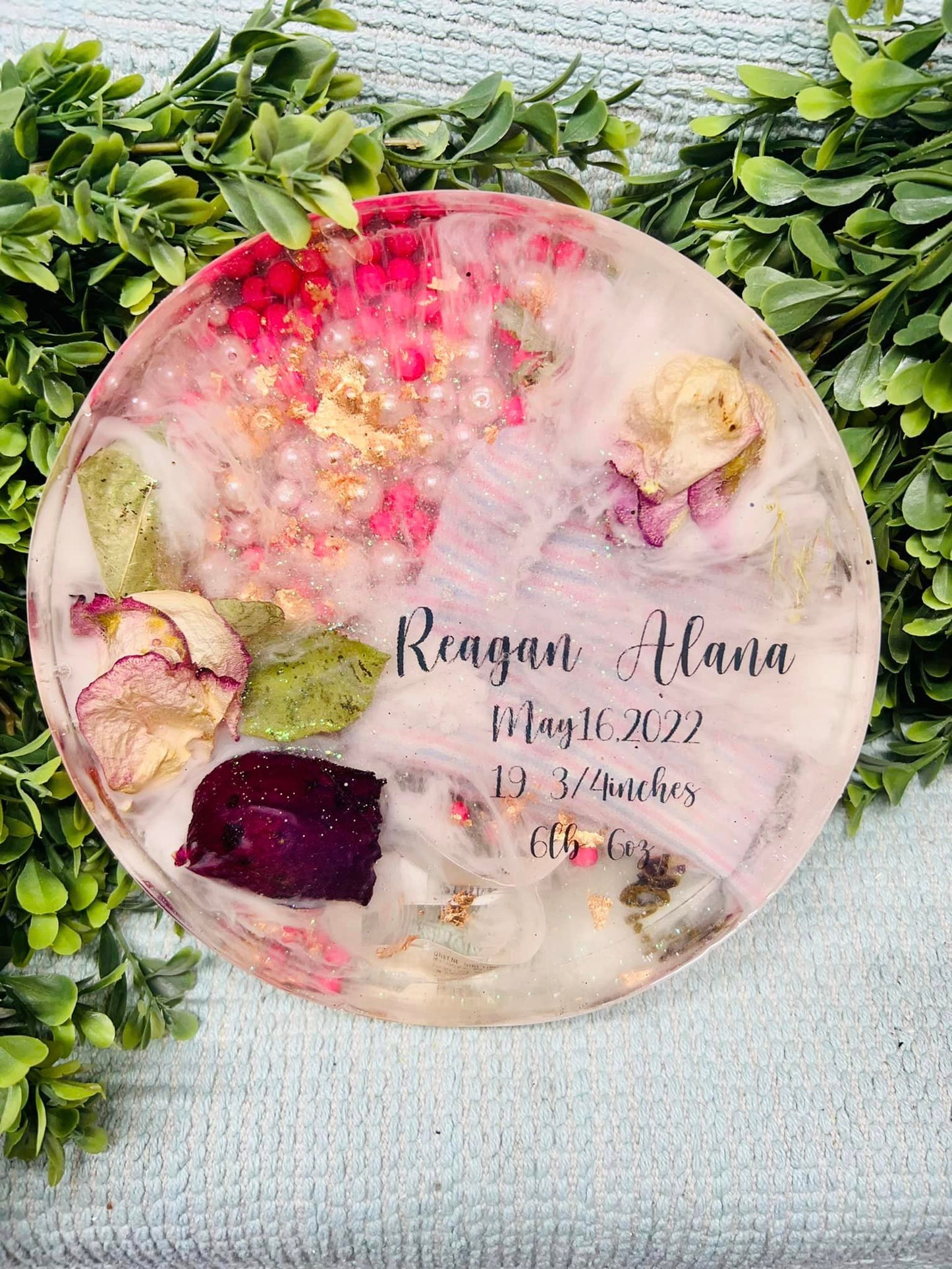 Keepsake Resin Round