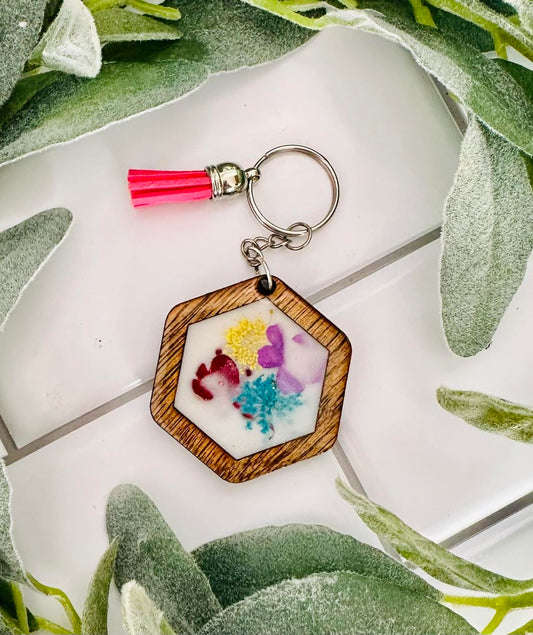 The Hexagon Keychain