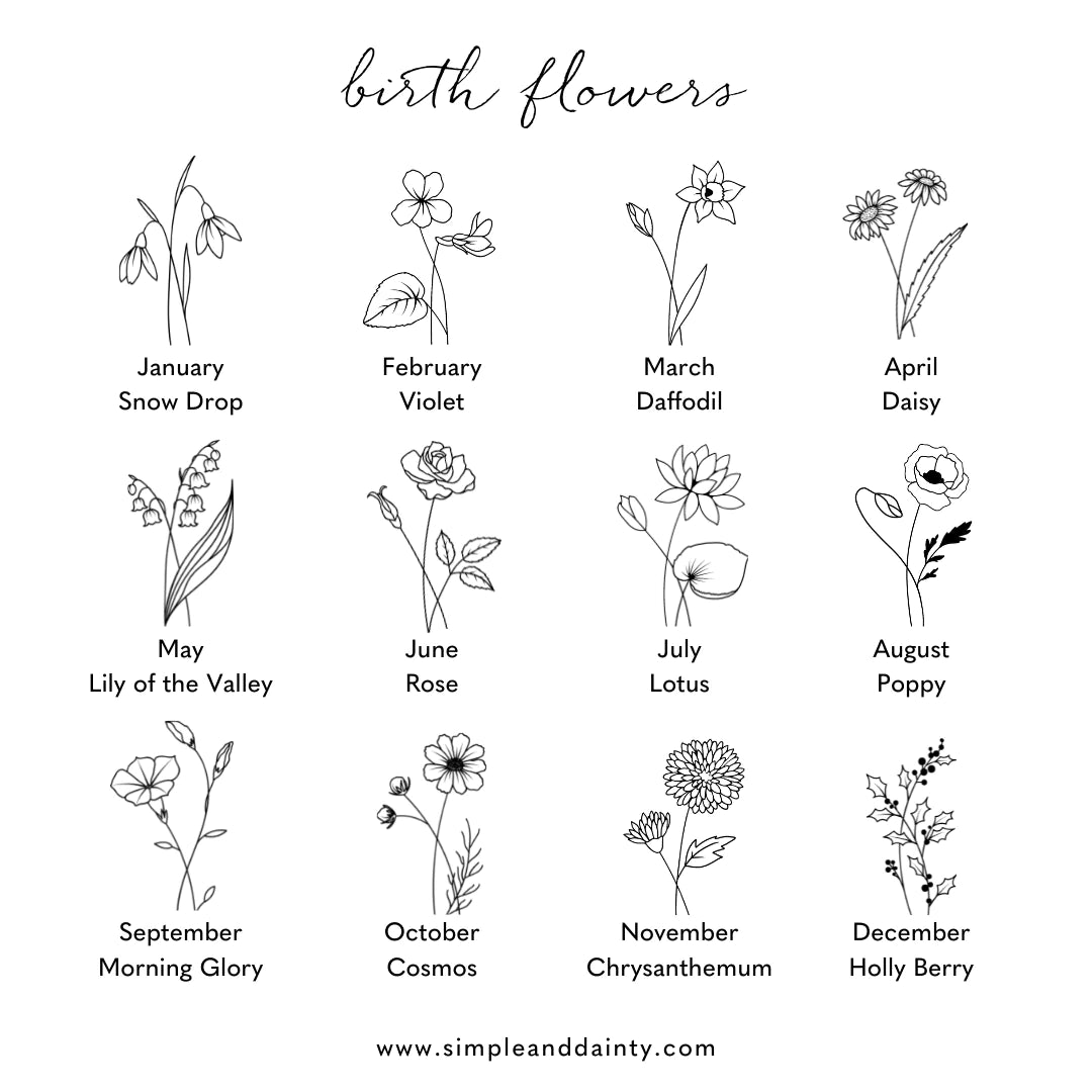 The Birth Flower Bouquet – Honey and Hive: A Keepsake Company