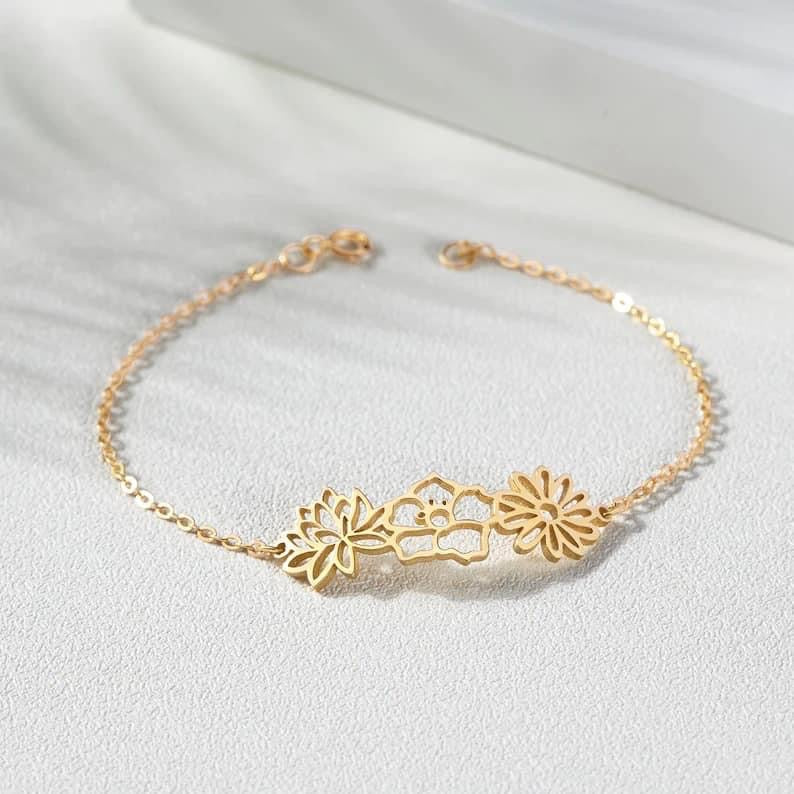 The Birth Flower Bracelet