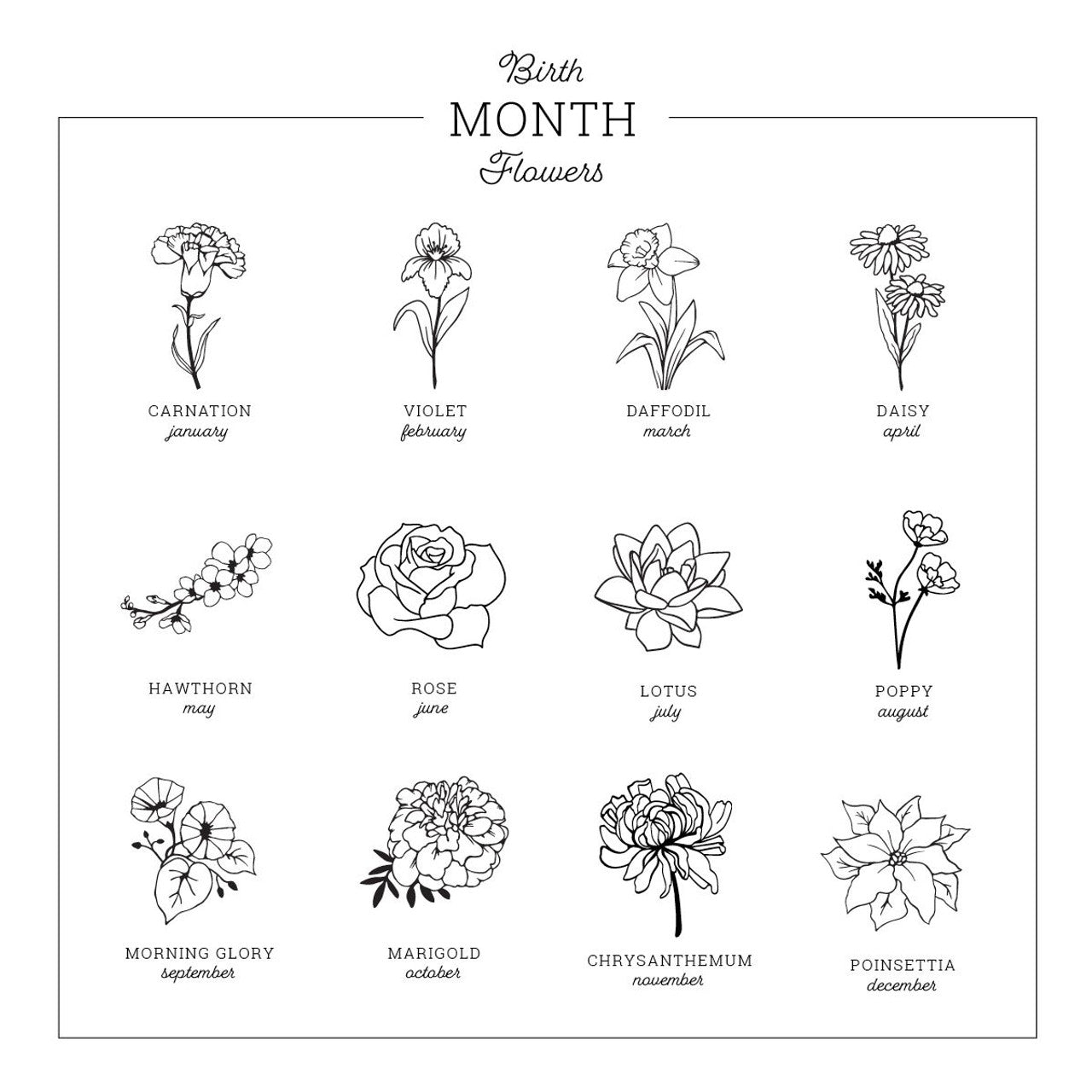 The Birth Flower Bouquet